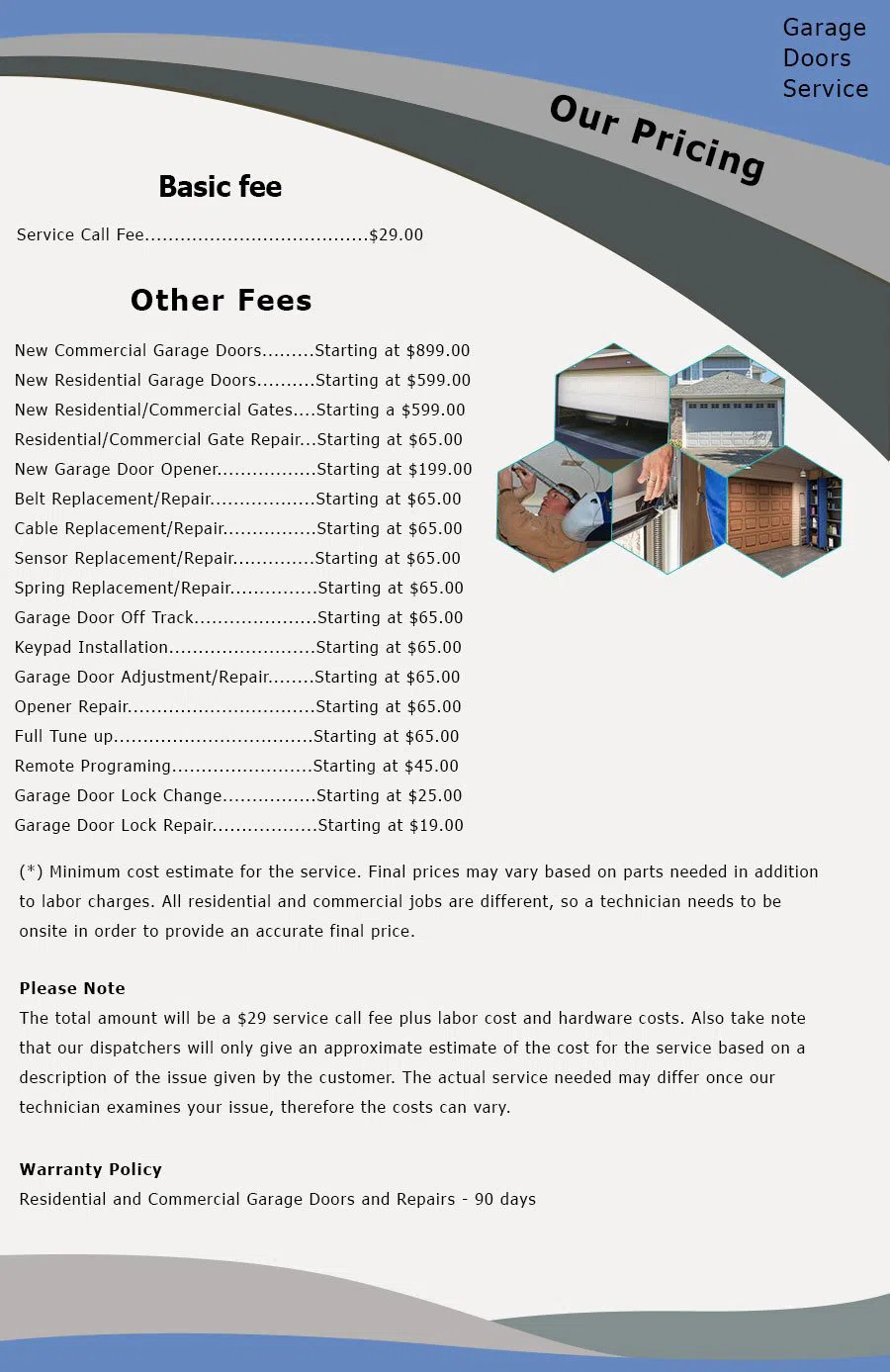 Security Garage Doors Lake Worth, FL 561-672-3664